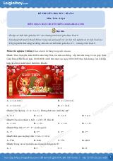 Đề thi giữa kì 1 Toán 6 - Đề số 18